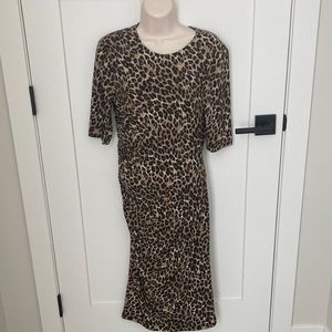 Leopard print dress